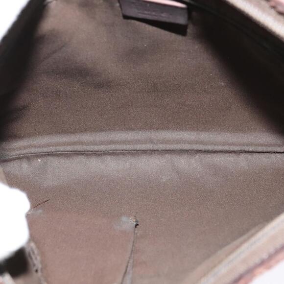 GUCCI GG Supreme Shoulder Bag Pvc Outlet Beige Silver - Picture 16 of 16